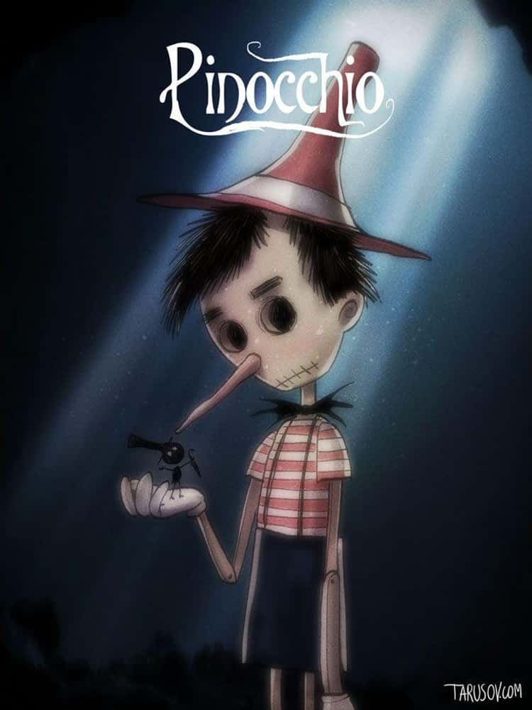 28 Famous Characters Reimagined As Tim Burton Characters