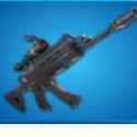 Assault Rifle (Scoped) is listed (or ranked) 35 on the list The Best Weapons In 'Fortnite: Battle Royale'