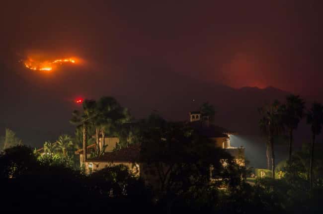 Santa Barbara Thomas Fire is listed (or ranked) 10 on the list The Worst Natural Disasters of 2018