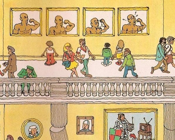 A Man's Bicep Exploding