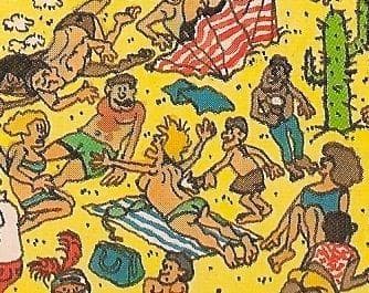 A Topless Lady At The Beach