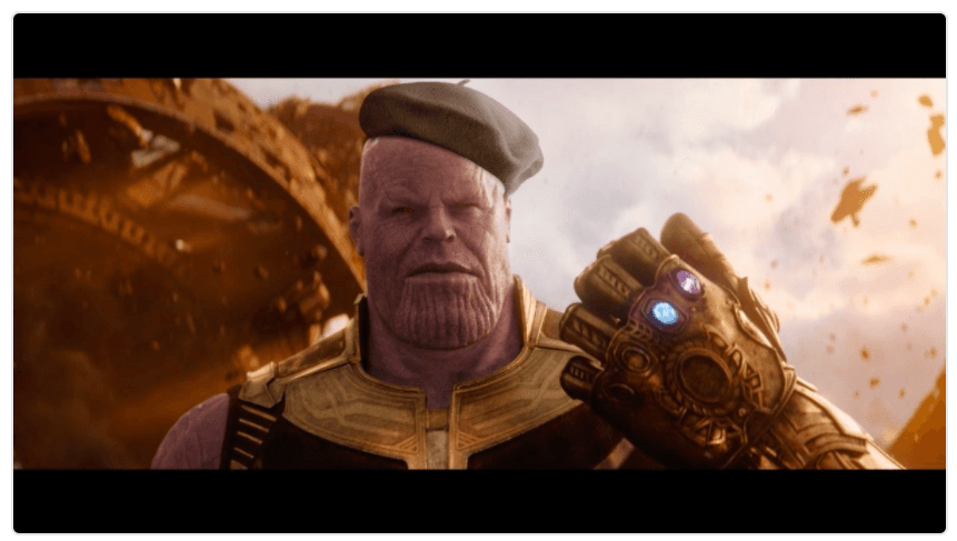 The Big Bad Beret on Random Best Thanos Edit Memes