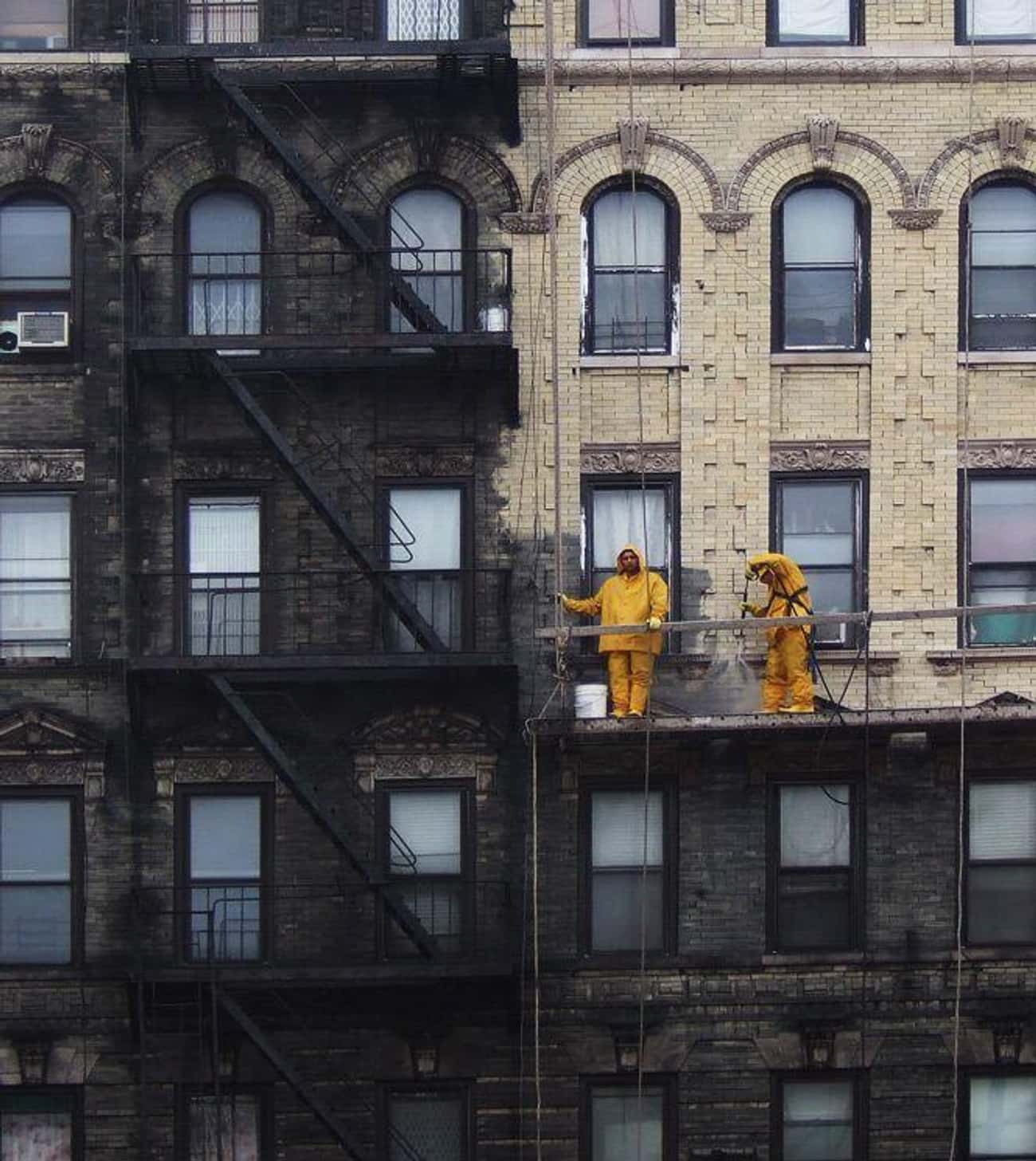 A New York Building After A Pressure Wash