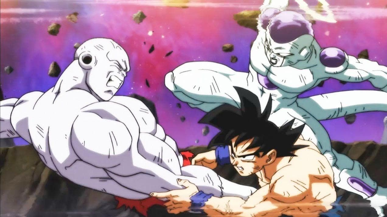 Goku & Frieza Vs. Ji... is listed (or ranked) 2 on the list The Greatest 2 Vs. 1 Anime Fights of All Time