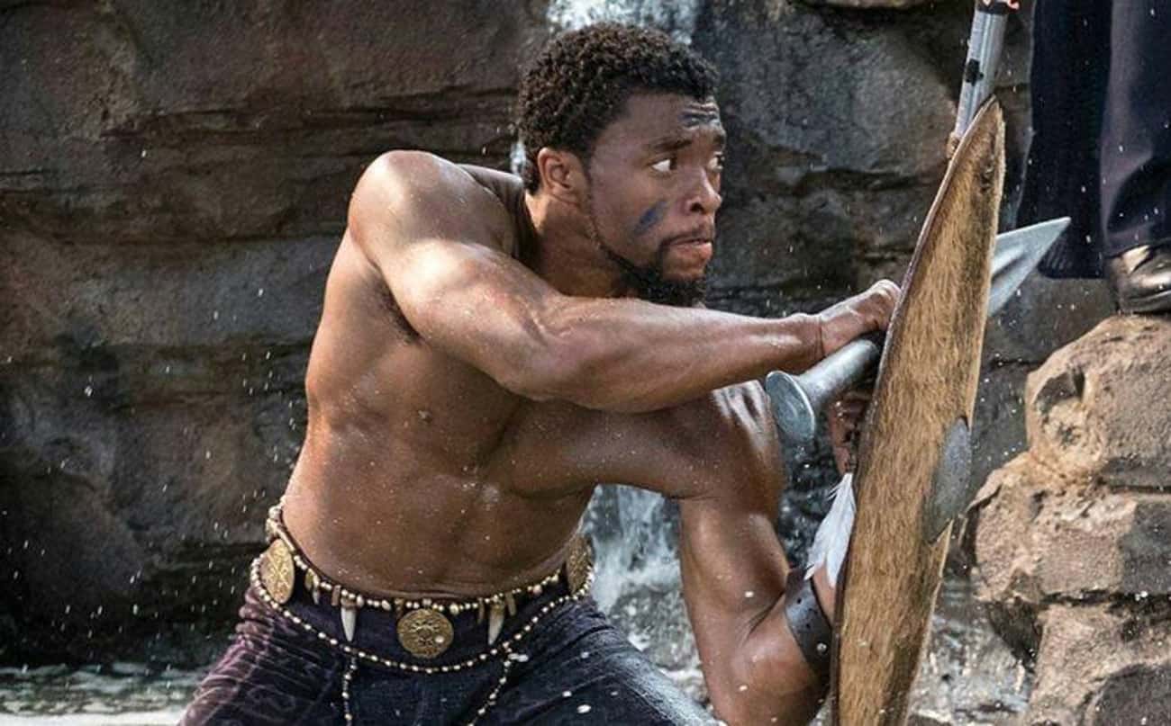 T&#39;Challa Fights Best Without A Shirt