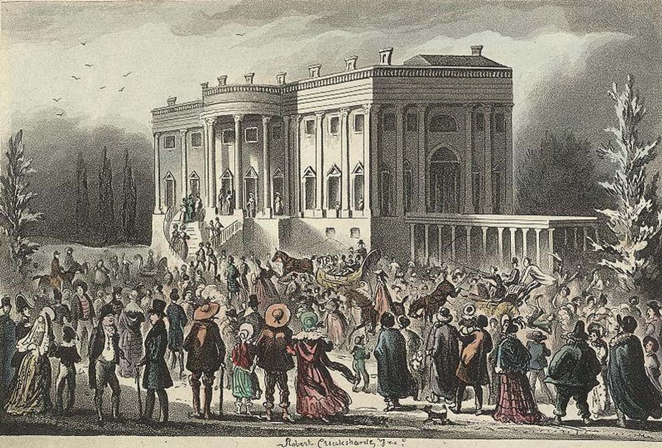 President Andrew Jackson Invited Thousands Of People To The White House For An Inauguration Rager