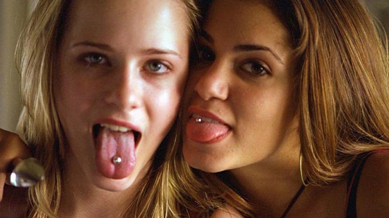 Only One Of The Stars Had A Real Tongue Piercing