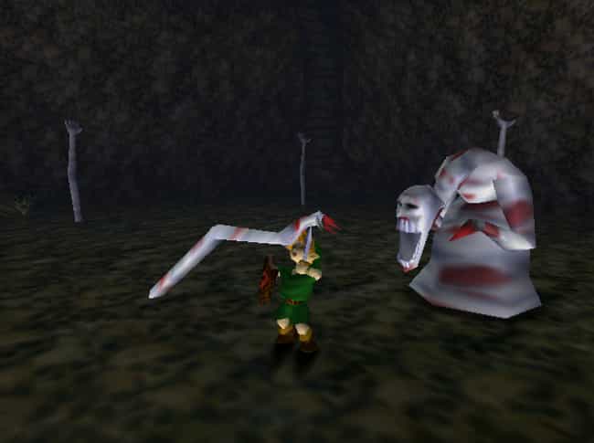 legend of zelda ocarina of time hand monster