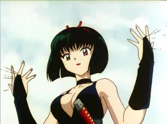 Yura Ensnares And Slices Opponents With Her Steel Hair In 'Inuyasha'