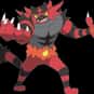 Incineroar is listed (or ranked) 727 on the list Complete List of All Pokemon Characters