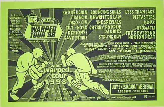 first warped tour lineup 2004