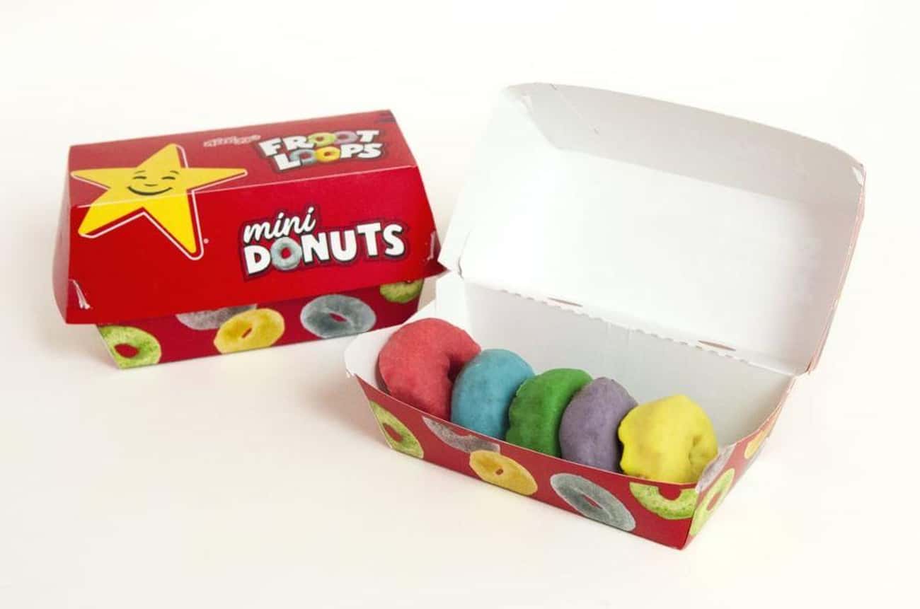 Carl's Jr. And Hardee's Fruit Loops Mini Donuts