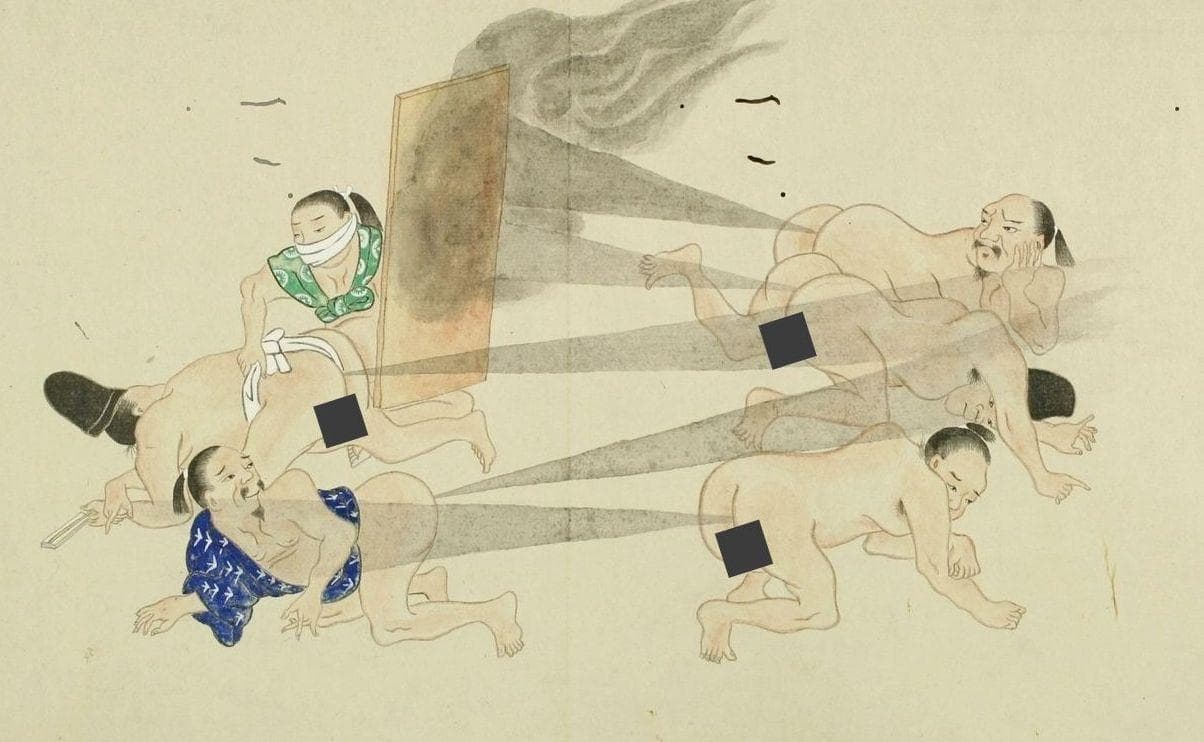 The Bizarre History of Japanese Fart Battle Scrolls (21 Photos)