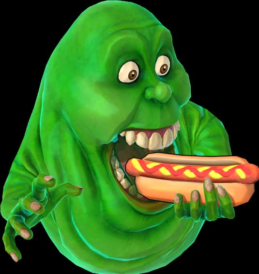 images of slimer from ghostbusters