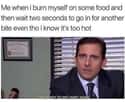 Just Keep Eating on Random Memes Only Fans Of 'The Office' Will Understand