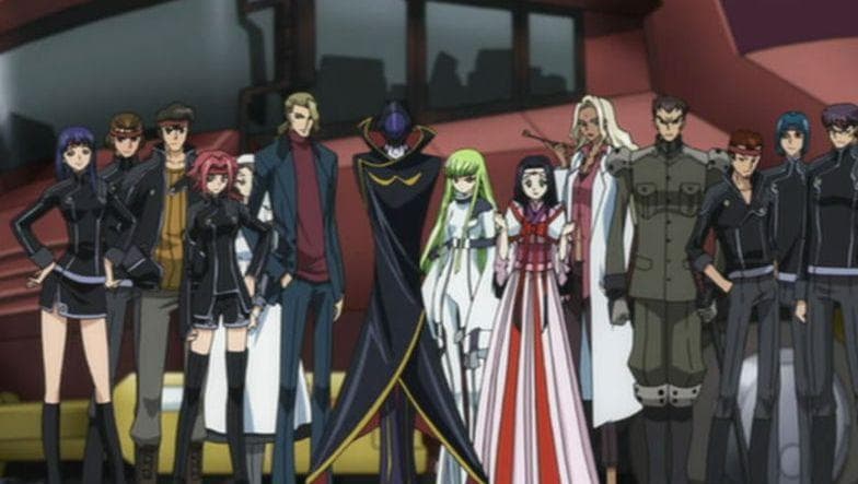 The Black Knights - 'Code Geas is listed (or ranked) 15 on the list The 21 Most Powerful Anime Teams Of All Time