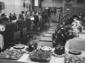 A Thanksgiving Feast For Scientists And Navy Seabees - 1964 on Random Pictures Of Thanksgiving Over Years