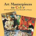 Art Masterpieces to Color: 60 Great Paintings from Botticelli to Picasso  on Random Best Secret Santa Gifts