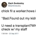 Bumping You Up To The Top Of The Transplant List Is The Height Of Customer Service on Random Best Chick-Fil-A Memes
