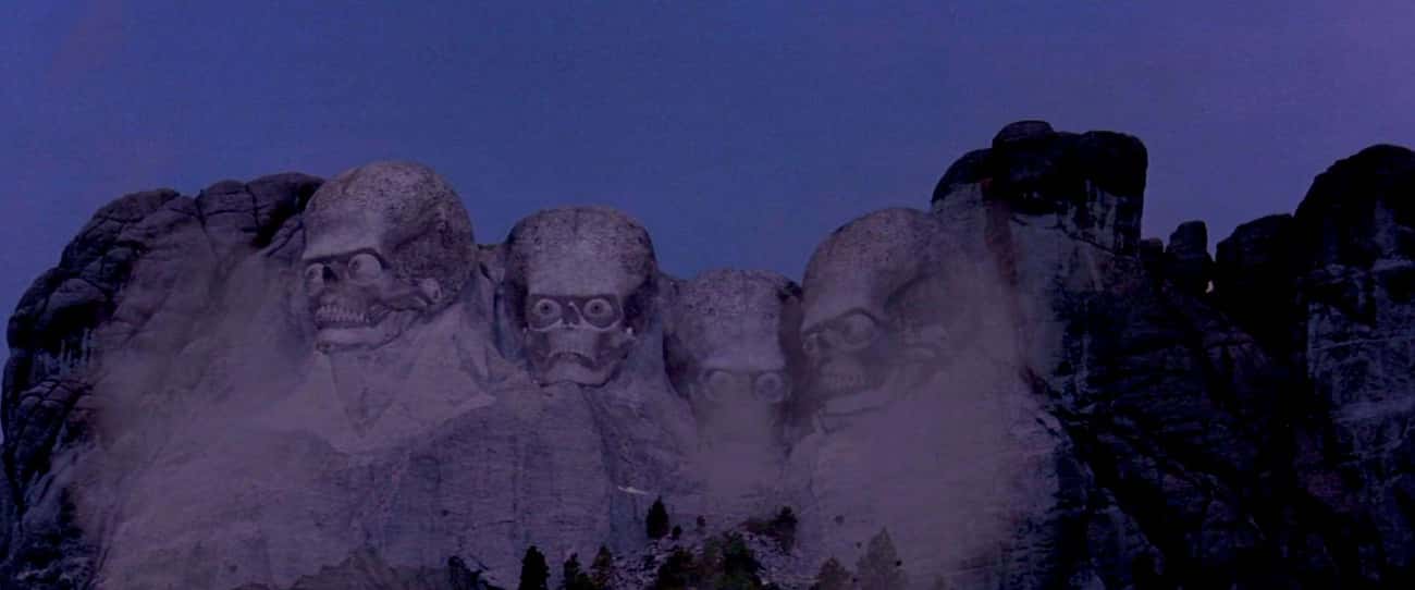 The Martians Remake Mount Rushmore