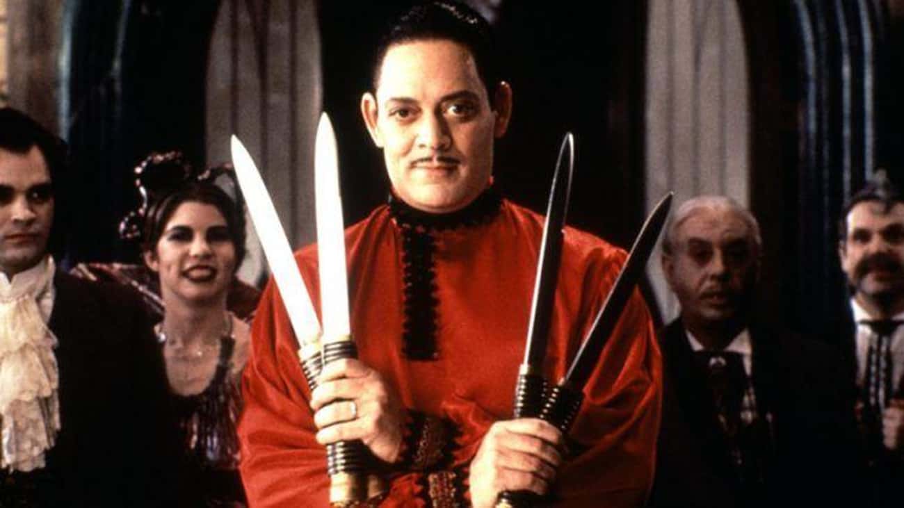 Raul Julia's Eye Fell Out Of Its Socket - But He Caught It