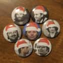Santa Cap Culprit Pins on Random Holiday Gift Ideas For True Crime Lover