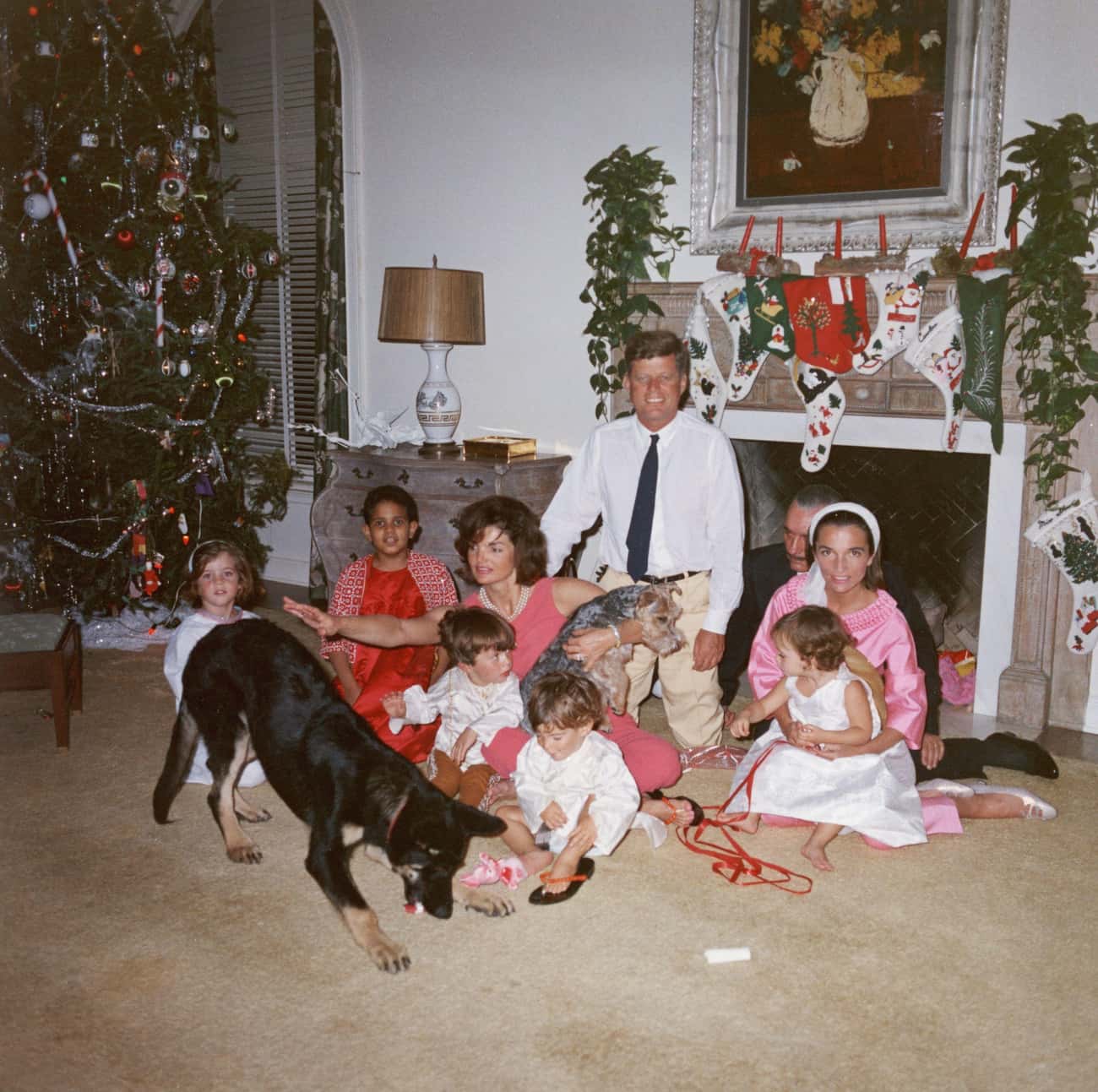 The Kennedy Family On Christmas Day, 1962