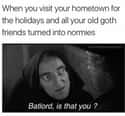 Joy To The World, The Batlord Is Come on Random Memes For Goths Who Still Love Christmas