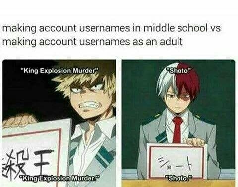 Image of Random Funniest My Hero Academia Memes