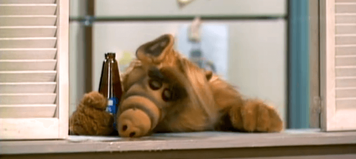 There Was Controversy Over ALF Drinking Beer