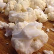 Cauliflower pretending to be other other foods