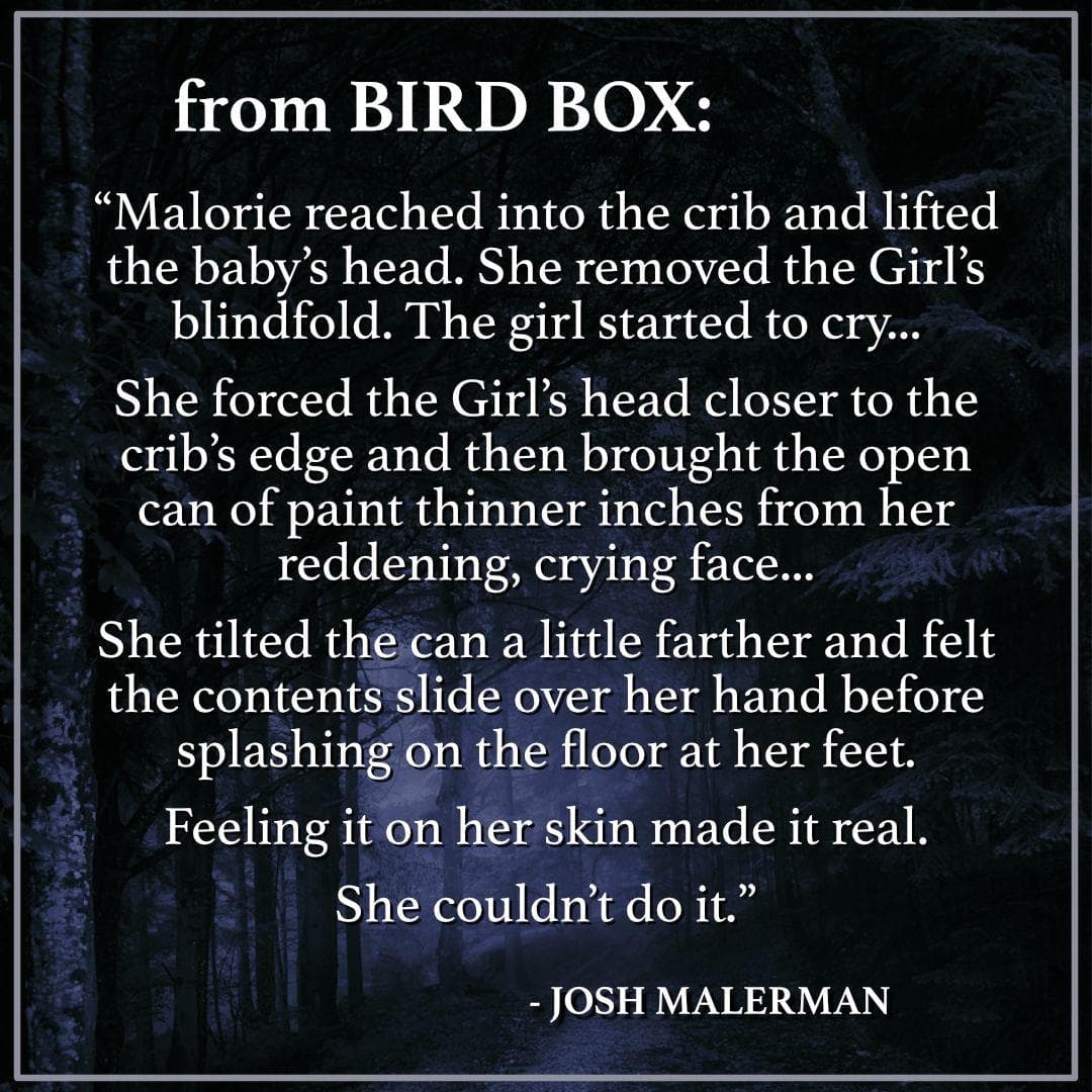 Things Cut From The 'Bird Box' Book Because They Were Too Intense For