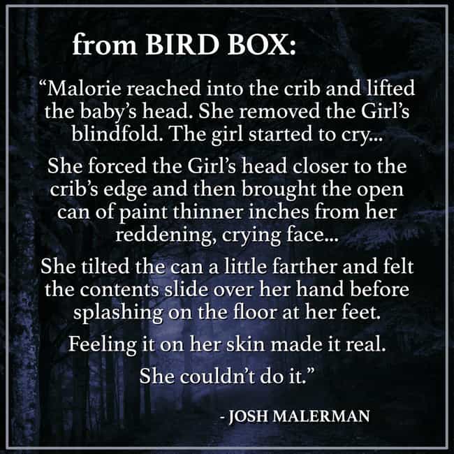 Malorie Makes An Impossible De... is listed (or ranked) 1 on the list Things From The 'Bird Box' Book That Were Too Intense For The Screen