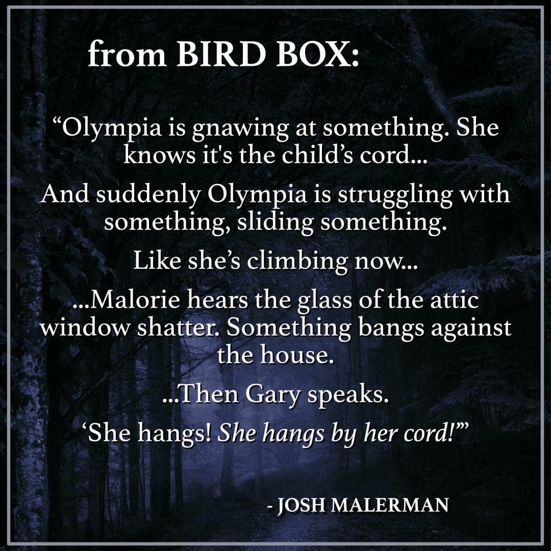 Things Cut From The 'Bird Box' Book Because They Were Too Intense For