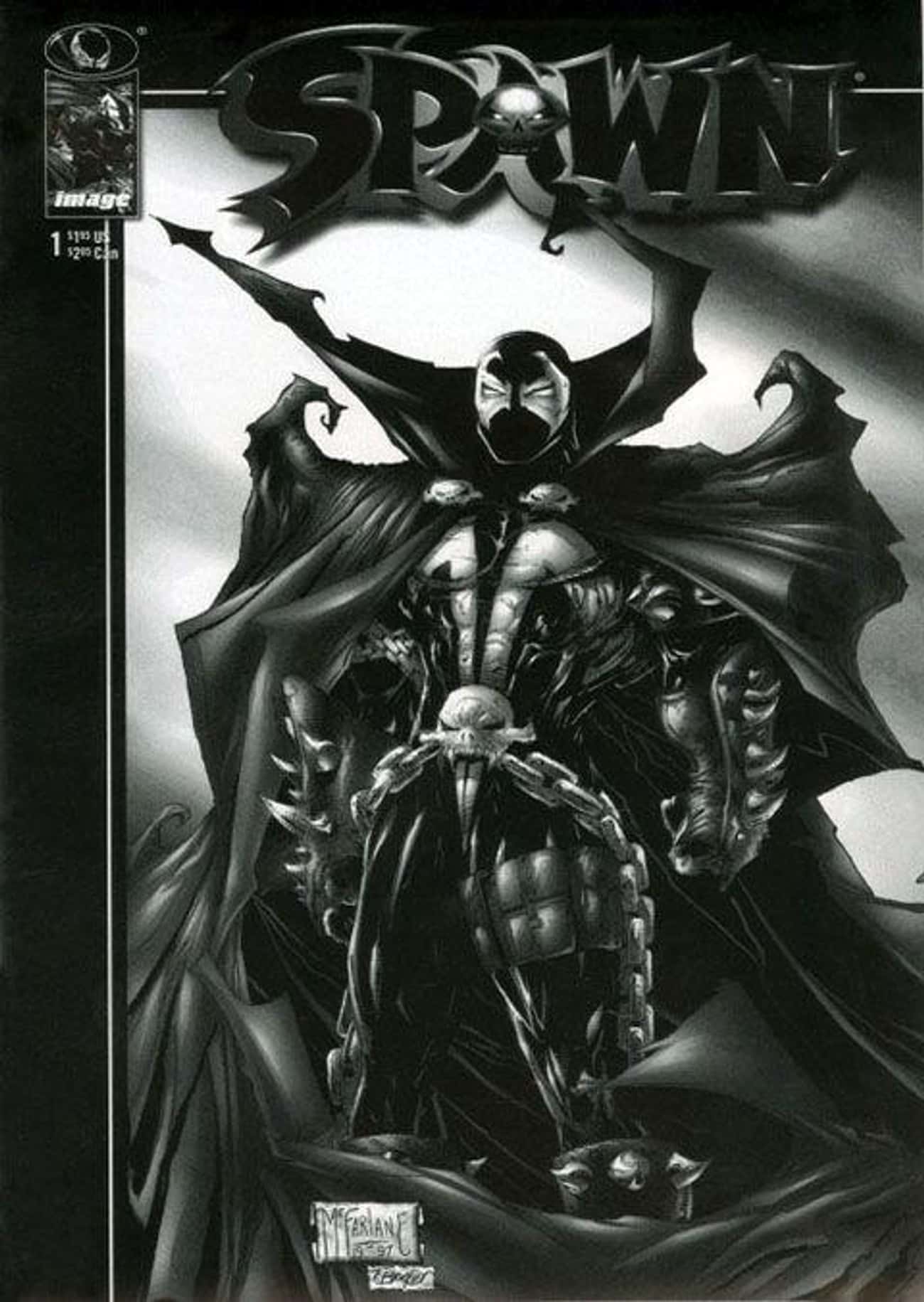 'Spawn #1' Black And White Edition (1997): $1,000