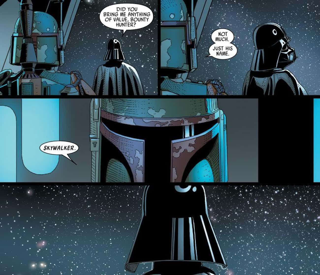 Darth Vader Learns Luke Is His Son From Boba Fett