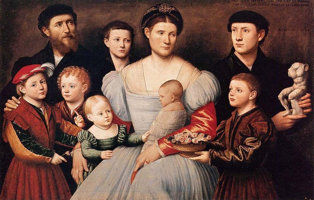 Дети ренессанса. Корнелис де Вос семейный портрет. Бернардино Личинио. Бернардино Личинио портрет. Bernardino Licinio (1489 — 1565), Италия.
