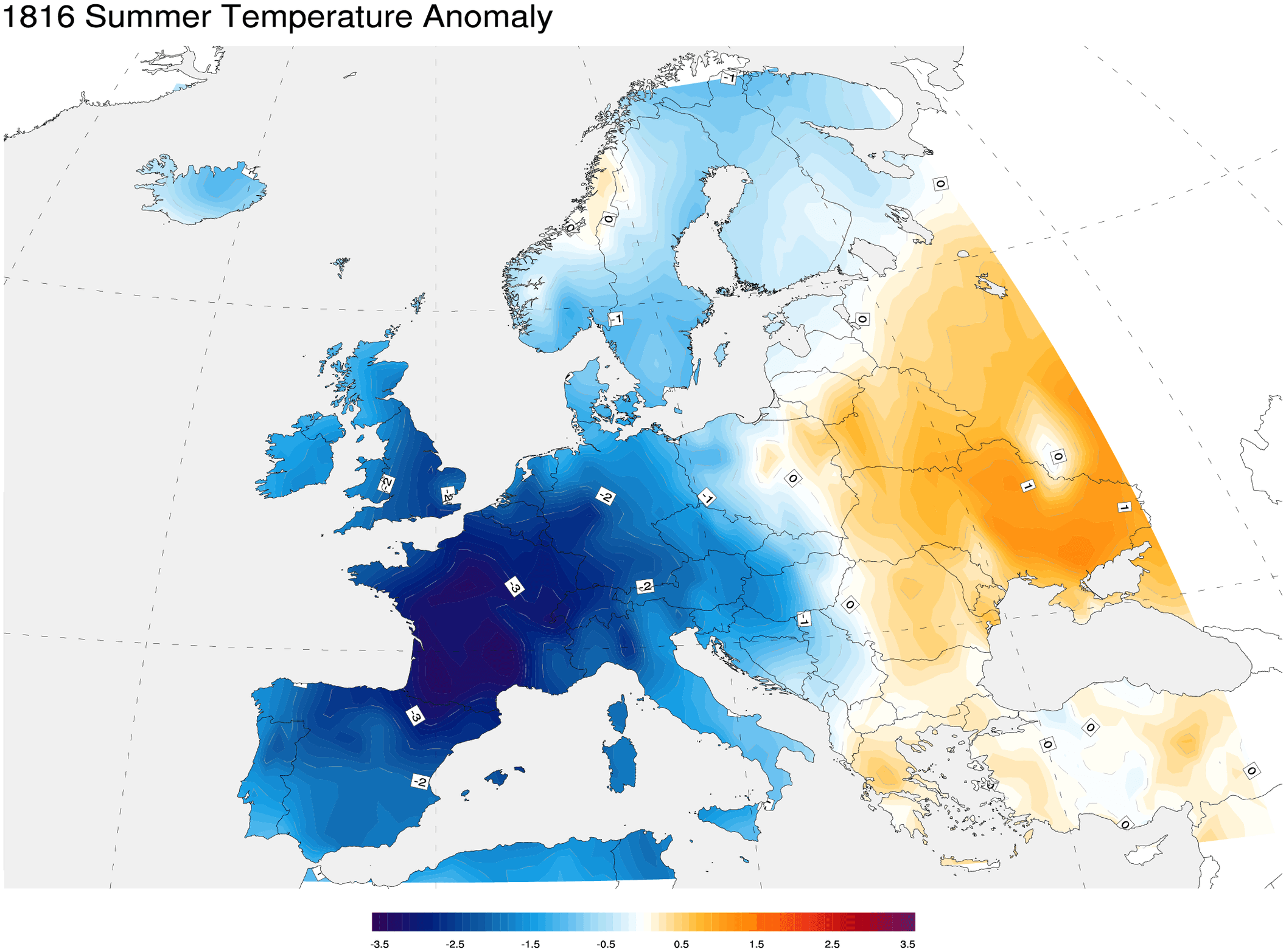 The Global Climate Dropp... is listed (or ranked) 3 on the list 1816 Was Known As 'The Year Without A Summer' - Here's What Happened