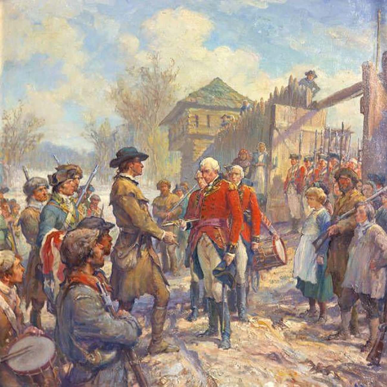 The Capture Of Fort Sackville