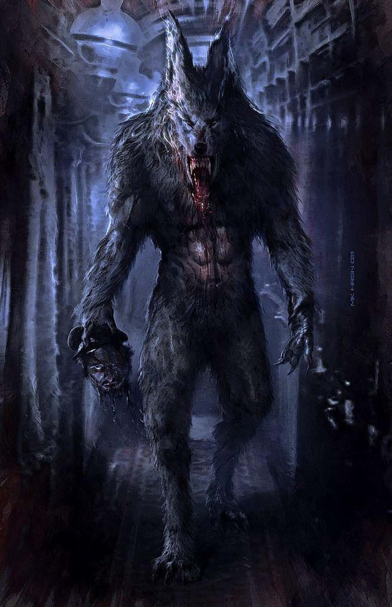 A Woman Claimed To Have Seen A Werewolf In Front Of Her Home