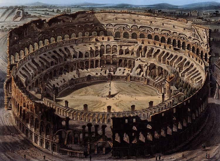 roman colosseum gladiator fights