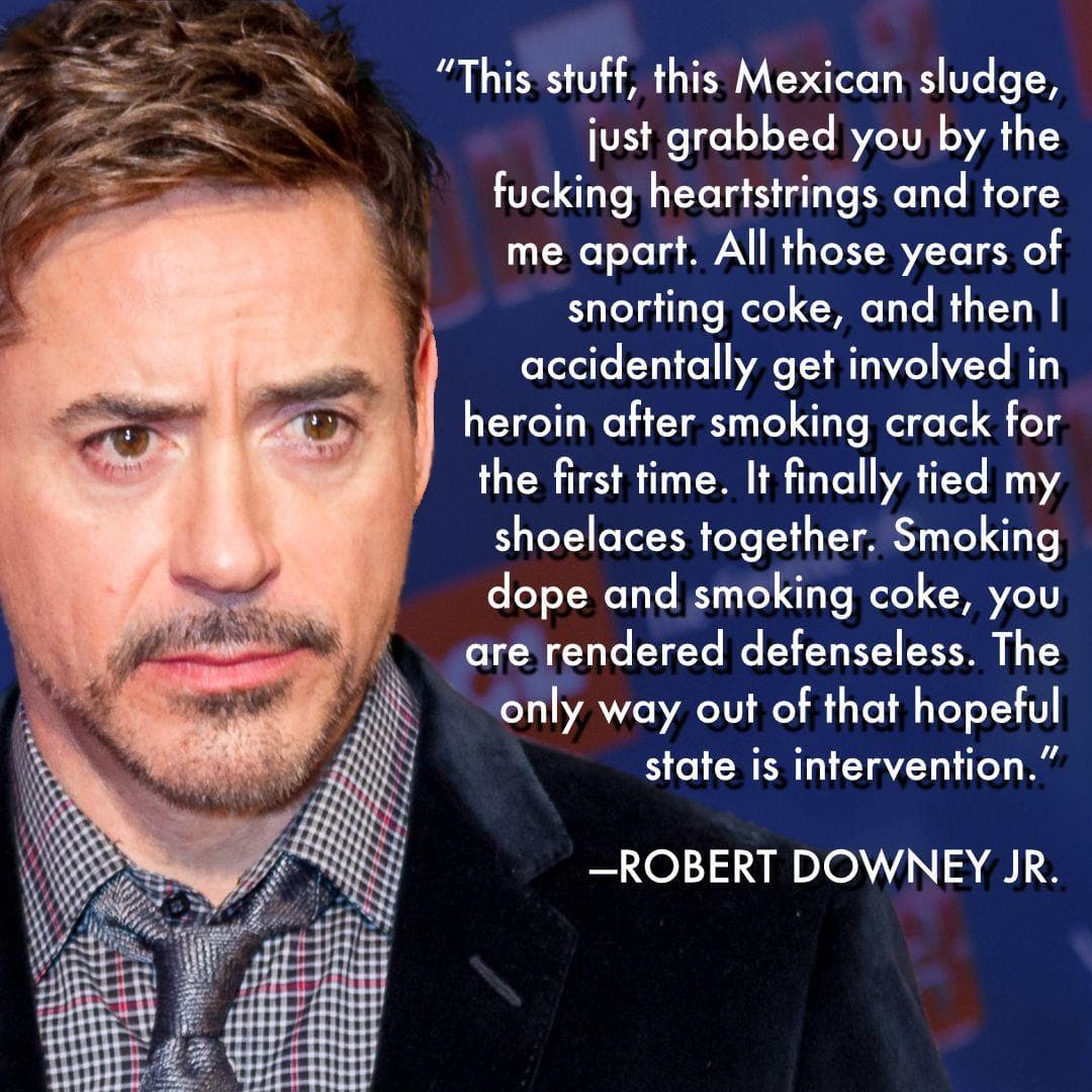 Robert Downey Jr.'s Best Quotes About His Addictions