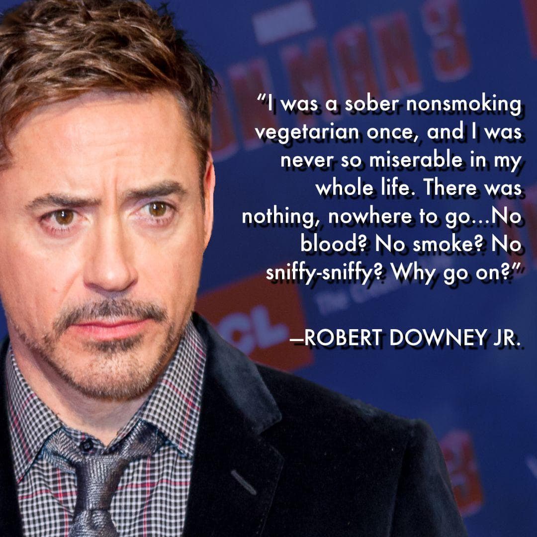Robert Downey Jr.'s Best Quotes About His Addictions