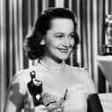 Olivia de Havilland, 1947 on Random Hollywood Royalty Looked At Oscars Over Decades