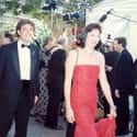Anjelica Huston And Danny Huston, 1990 on Random Hollywood Royalty Looked At Oscars Over Decades