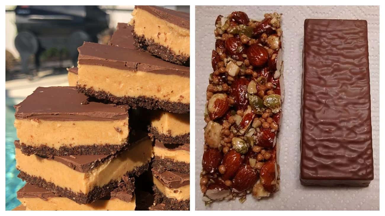 Peanut Butter Bars Became Protein Bars 