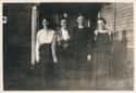 Four Ghostly Women Posing In Front Of A House  on Random Photos That Will Creep You Out But You Won't Understand Why