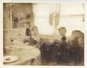 Ghostly Children Sitting At A Table  on Random Photos That Will Creep You Out But You Won't Understand Why