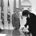 Nixon Gave Presley A Federal Agent Badge And Sent Him On His Way  on Random Things That Elvis Presley And Richard Nixon Once Shared Strangest White House Meeting