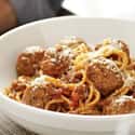 Mom’s Ricotta Meatballs & Spaghetti w/ Bolognese on Random Best Things To Eat At Macaroni Grill